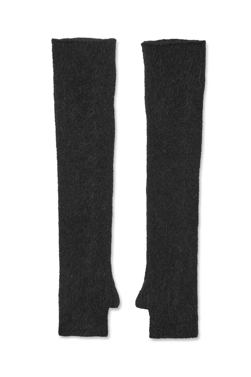 Lorisa fluffy armvarmere - Sort